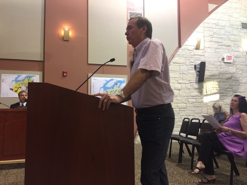 Larry Harlan, the chair of the Comprehensive Plan Steering Committee, updated City Council during the Sept. 16 regular meeting. nn