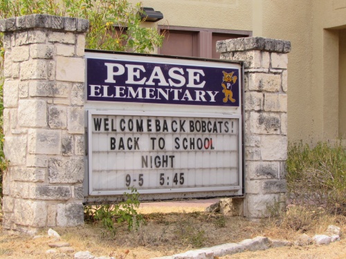 Pease Elementary School is one of the campuses that is proposed to close under scenarios released by AISD Sept. 5. 