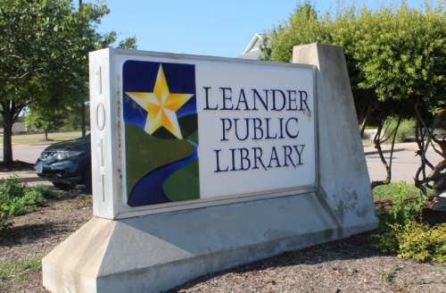Leander Public Library is located at 1011 S. Bagdad Road, Leander. 