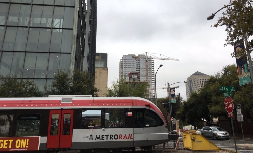 Construction on the MetroRail line includes adding double tracking, Positive Train Control communication systems and a new downtown rail station.