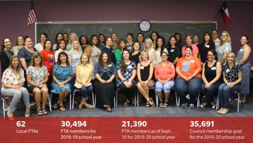 More than 60 Katy ISD campuses have a PTA, members of which gathered in mid-August to prepare for the 2019-20 school year.