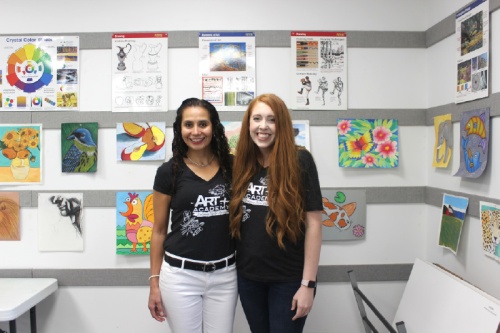 Monica Araoz, left, the founder of Art + Academy, relies on campus directors such as Morgan Williams to keep operations running smoothly across locations.