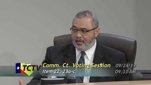 Commissioner Jeff Travillion speaks about the Travis County fiscal year 2019-20 budget at a Sept. 24 meeting.