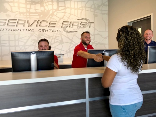 Service First offers oil changes, automotive repair and state inspections.