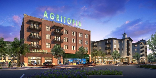 Epicenter is designed to be the urban component of the otherwise agrarian-themed development of Agritopia.