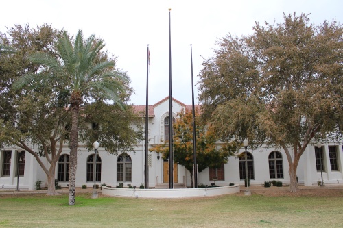 Gilbert Public Schools offices are located in the old Gilbert High School building.