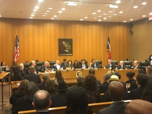 Harris County was among the taxing entities facing a debate over how to set its tax rate in advance of new state laws.