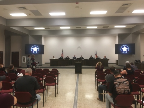The Montgomery ISD board of trustees delivered a statement around 11 p.m. Oct 15.  