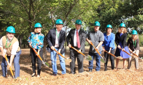 On Oct. 16, city and community leaders celebrated the beginning of the Kingsbury Commons project at Pease Park in Austin.