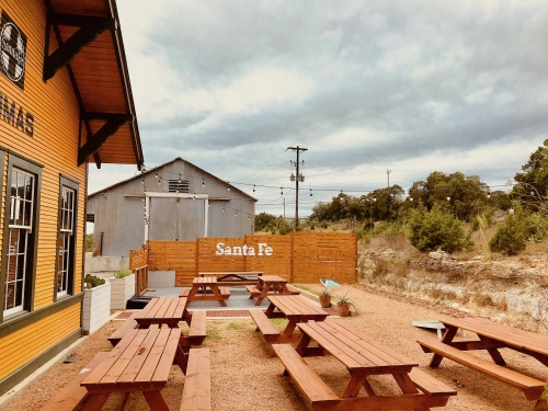 The Santa Fe has rebranded as a beer and wine garden.