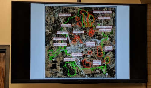 Craig Meyers, community development director for the city of Tomball, presented a single-family residential update to council members Oct. 21, noting there are 15 active or recently completed communities in the city.