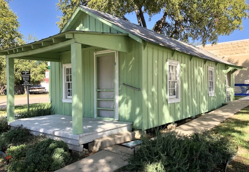 The historic Shotgun House is located at 801 West St., Georgetown.