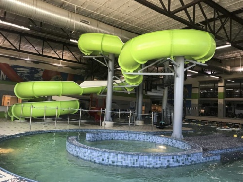 The slide will be replaced at the Keller Pointe Recreation and Aquatic Center.