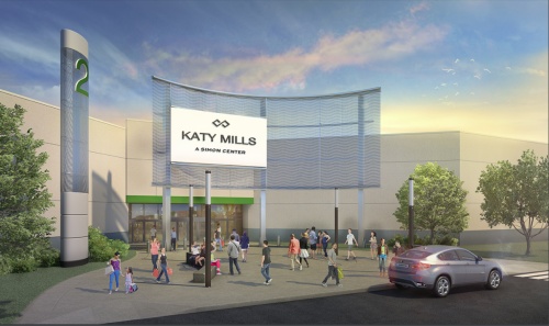 Katy Mills plans to have a new look for its exterior complete by the end of 2019. 