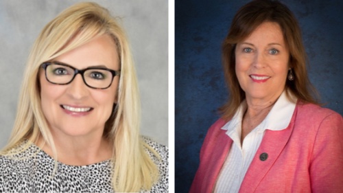 From left: Angie Thomason and Debbie Morris have recently joined the Katy Area EDC team. 