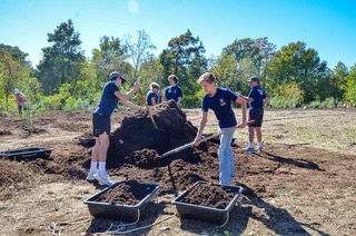 Westlake's Young Men's Service League planted over 300 trees as part of its annual Ultimate Gift Project. 
