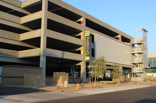 The Oregon Street parking structure is now open in downtown Chandler. 