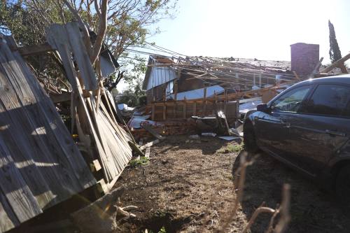 The tornadou2019s strong winds demolished roofs and fences in south-central Richardson.